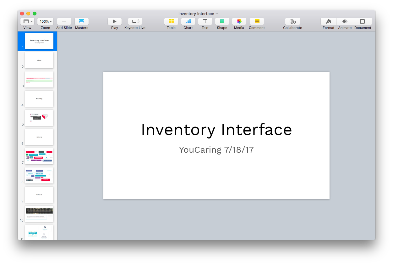 Interface Inventory