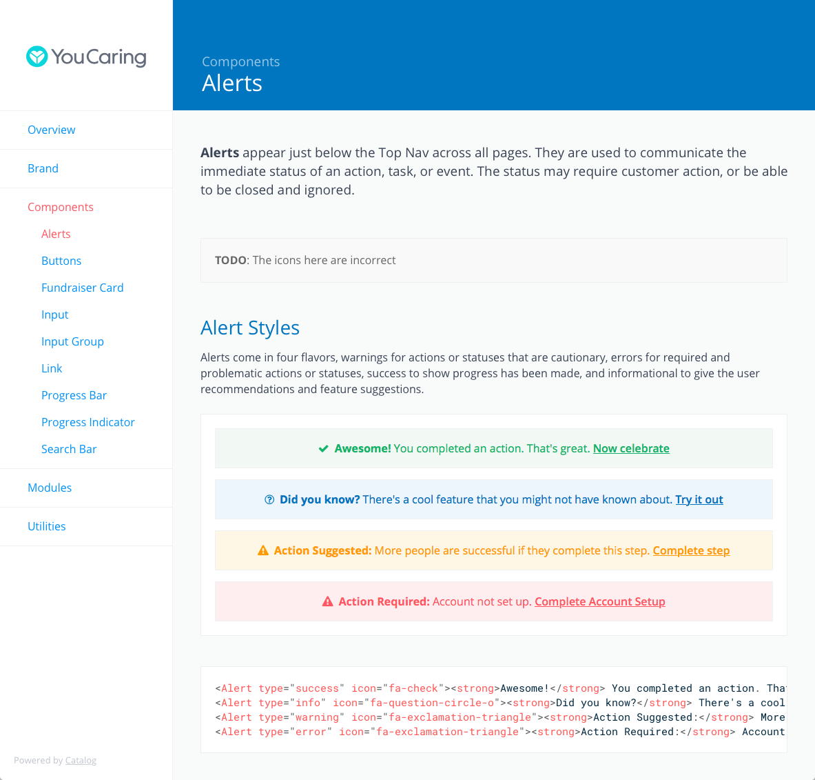 Published Documentation Site
