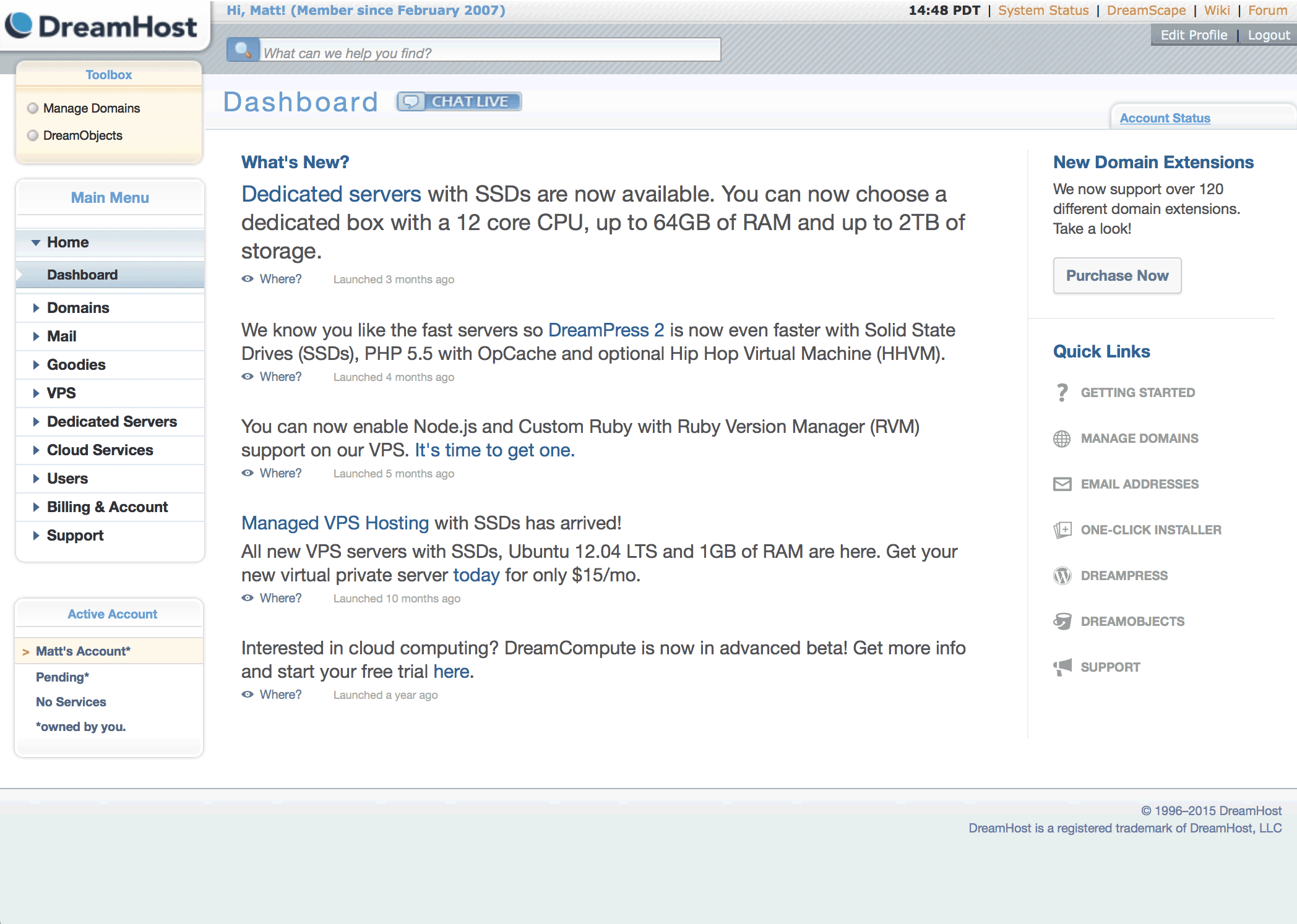 Before and after comparison of the control panel refresh